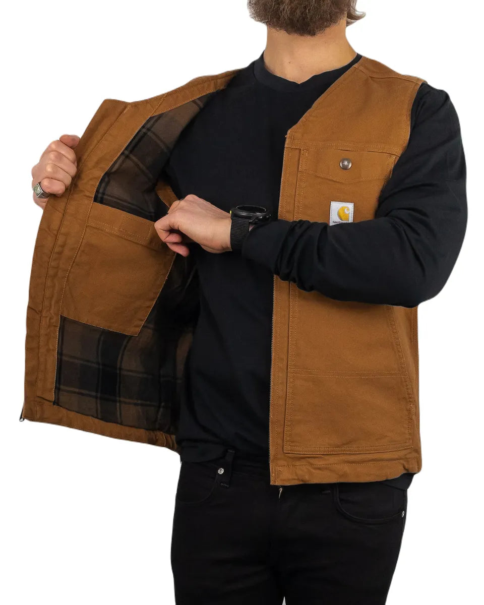 Carhartt - Canvas Väst - Montana Duck Ofodrad - Brun
