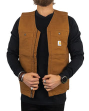 Carhartt - Canvas Väst - Montana Duck Ofodrad - Brun