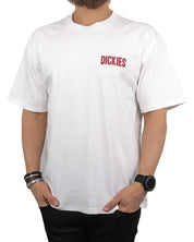Dickies - T-Shirt med Ryggtryck - Slacks Rally - Vit