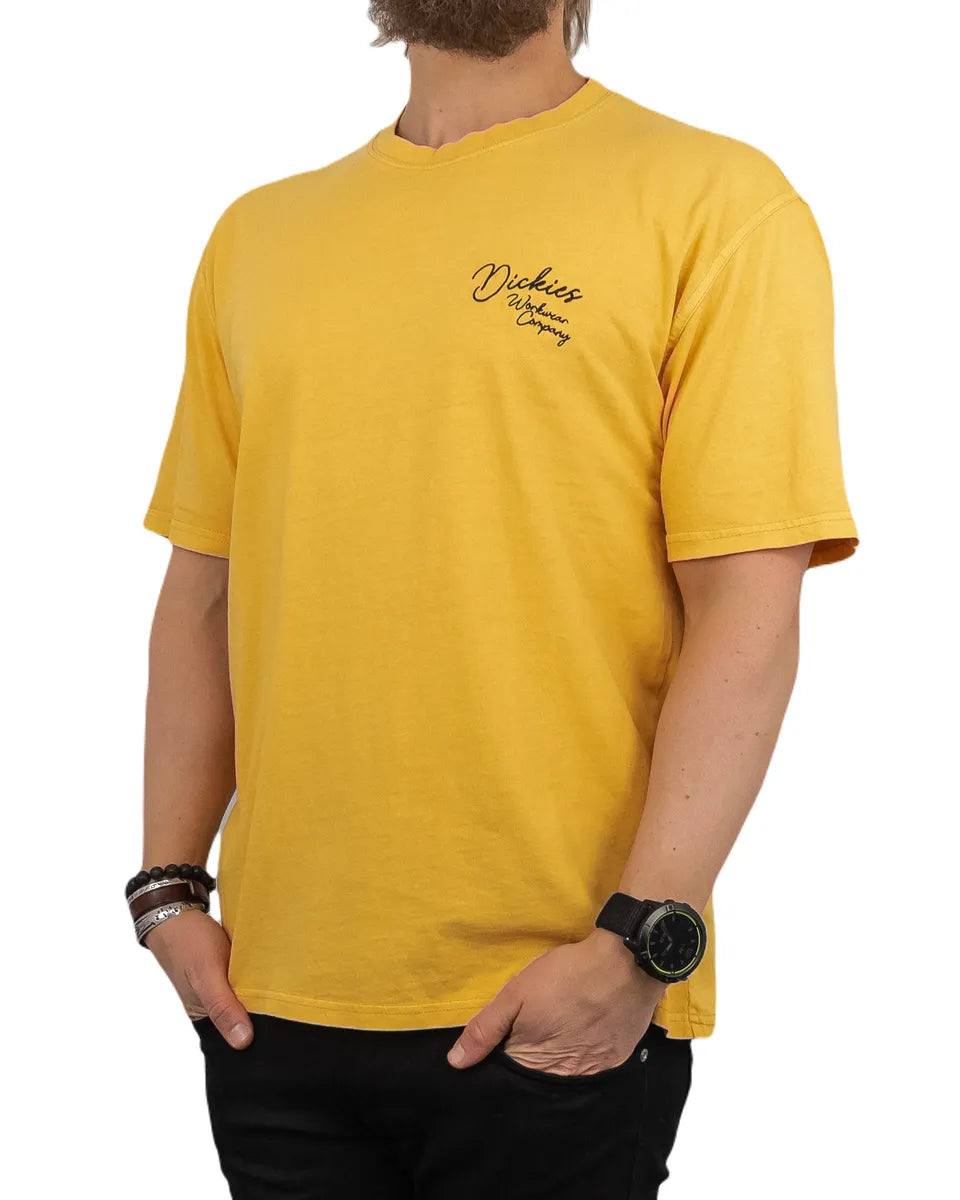 Dickies - T-Shirt - Rope Brösttryck - Gul
