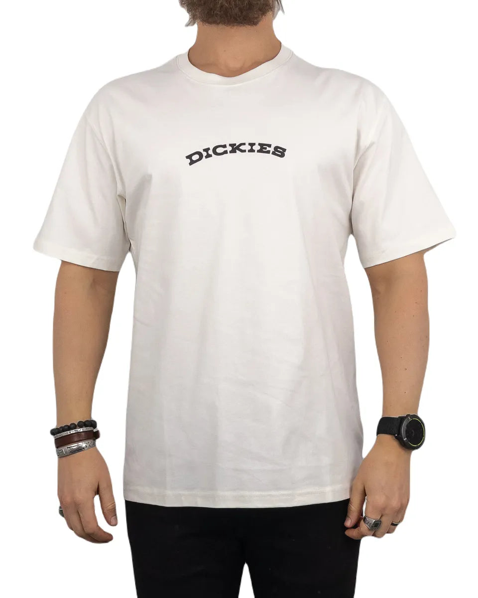 Dickies - T-Shirt med Ryggtryck - Outdoor - Vit