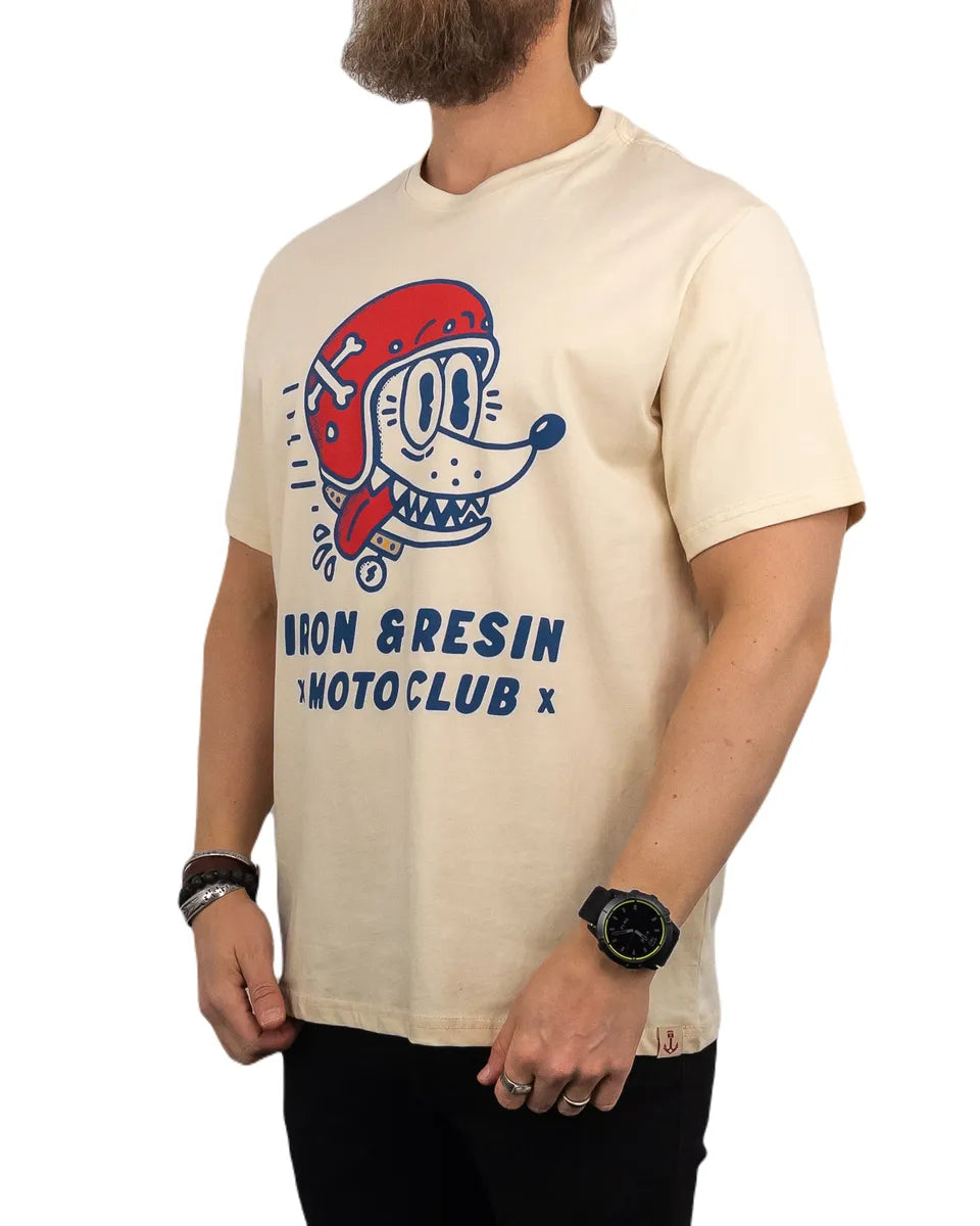 Iron & Resin - T-Shirt - Ruff Riders - Natural