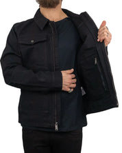 Carhartt - Canvas Jacka Ofodrad - Relaxed Fit Duck Canvas - Svart