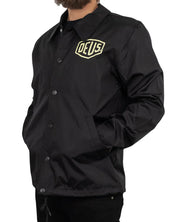 Deus Ex Machina - Jacka med Tryckknappar - Camperdown Coach - Svart