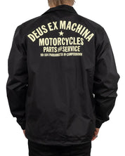 Deus Ex Machina - Jacka med Tryckknappar - Camperdown Coach - Svart