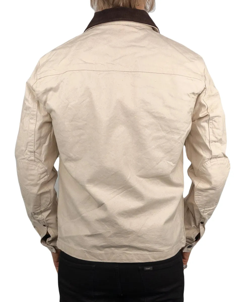 Iron & Resin - Canvas Jacka med knappar - Bronson - Off White