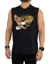Brixton - Linne Muscle Tank - Keller Örn - Svart