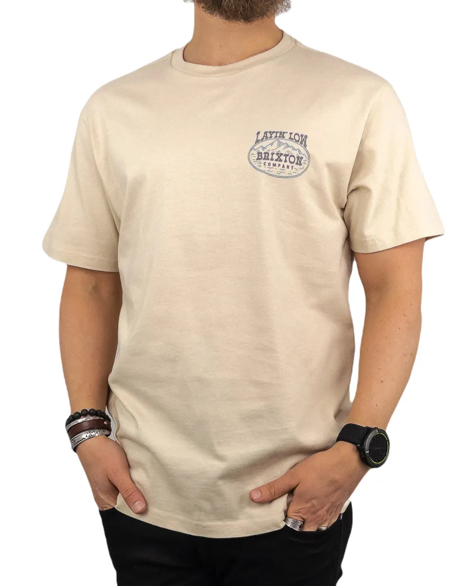 Brixton - Layin Low T-shirt - Standard - Natur