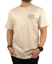Brixton - Layin Low T-shirt - Standard - Natur