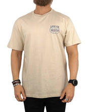 Brixton - Layin Low T-shirt - Standard - Natur