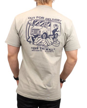 Vans - T-Shirt - Budbil tryck - Out for delivery - Beige