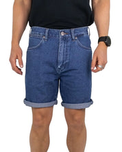 Wrangler - Jeans Shorts - Frontier Dark Stone - Blå