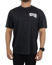 Deus Ex Machina - T-Shirt med Ryggtryck - Log Print - Svart