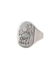 Jernhest - Bo Crazy Killer Ring - Opolerad Silver