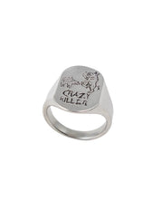 Jernhest - Bo Crazy Killer Ring - Opolerad Silver