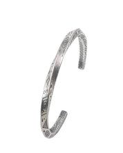 Jernhest - Tomb Armband - Skruvad Armlänk - Opolerad Silver