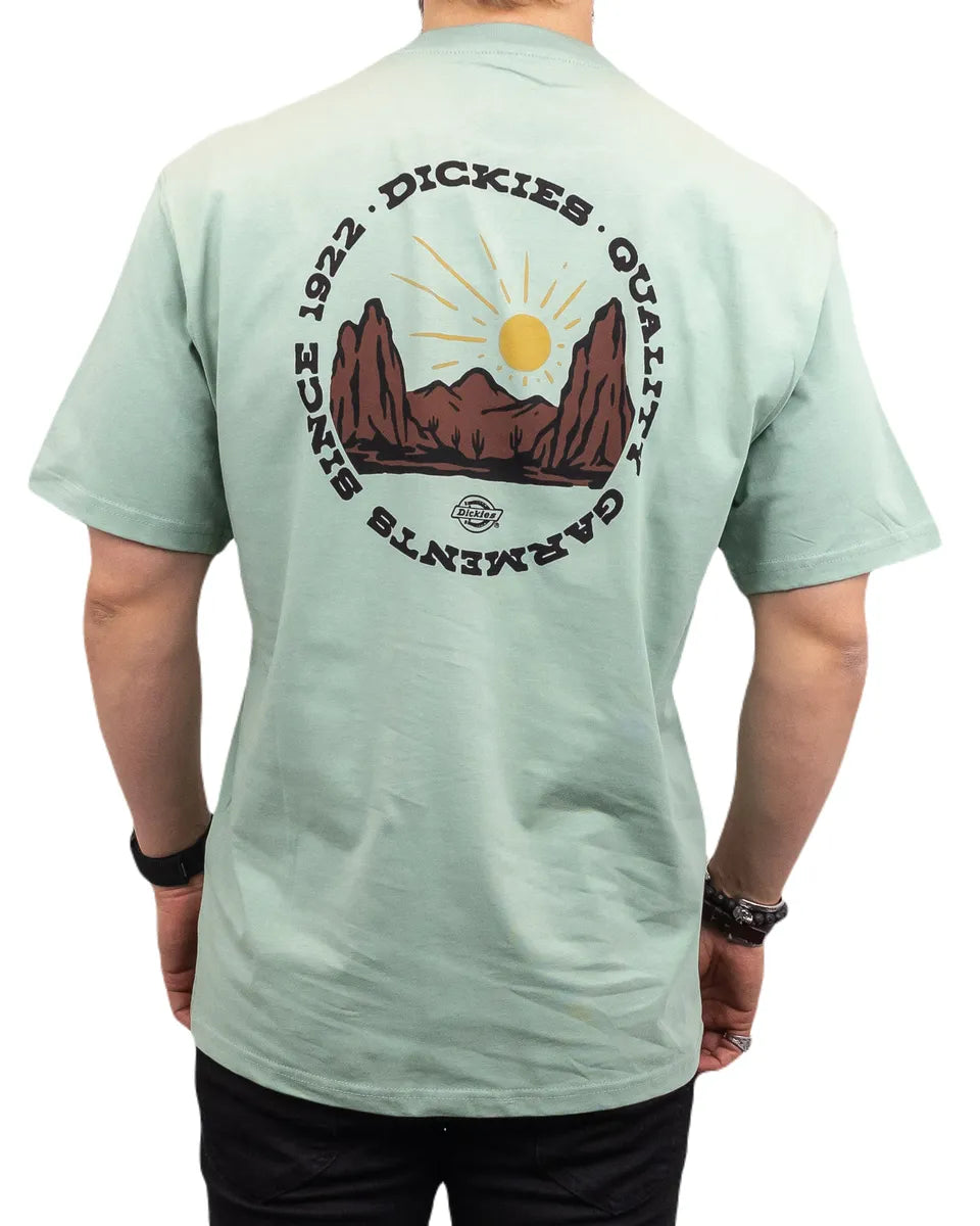 Dickies - T-Shirt med Ryggtryck - Outdoor - Grön