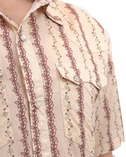 Iron & Resin - Kortärmad Western Skjorta - Solstice - Beige