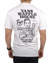 Vans - T-Shirt - Waffle House Death Grip - Vit