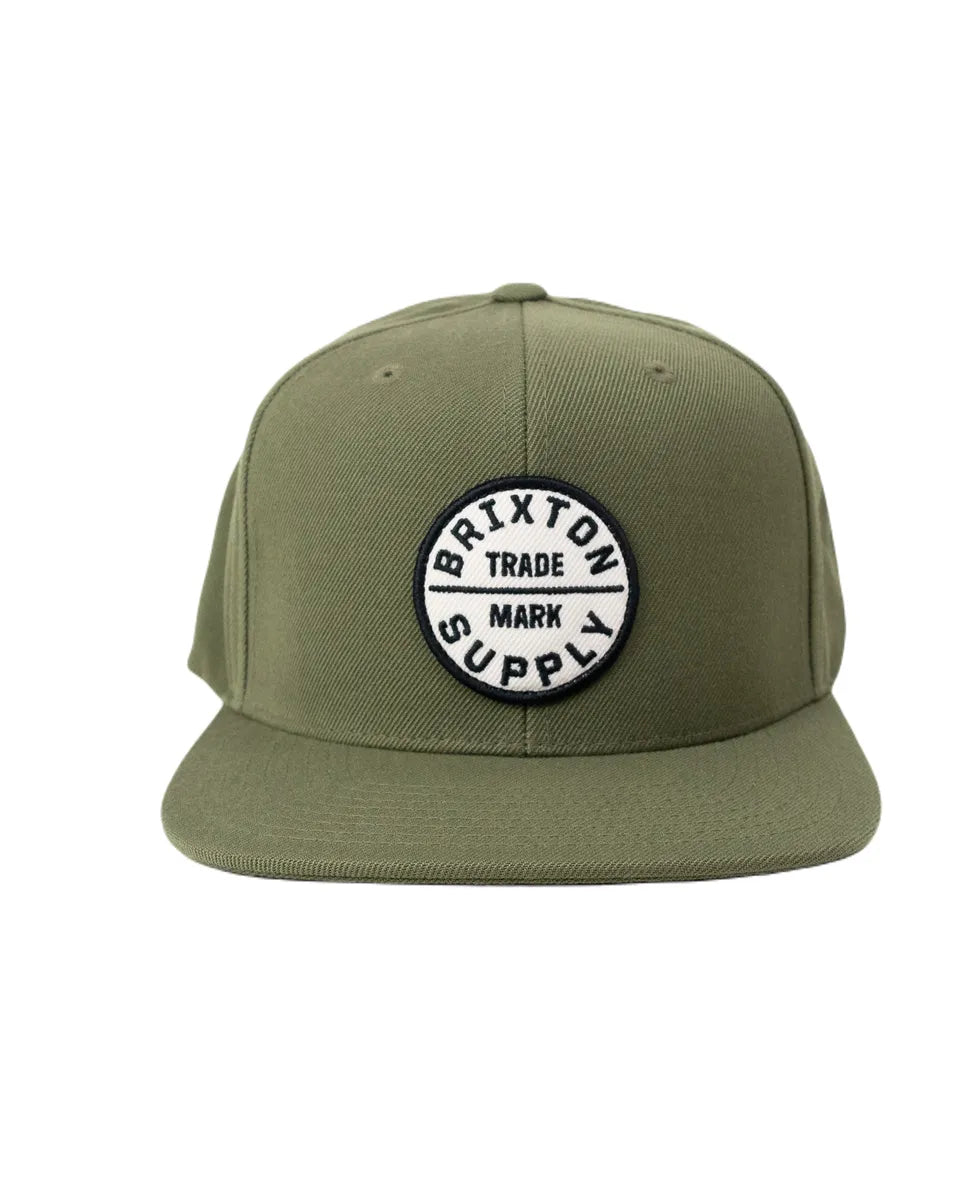Brixton - Keps - Oath III Snapback - Oliv Grön