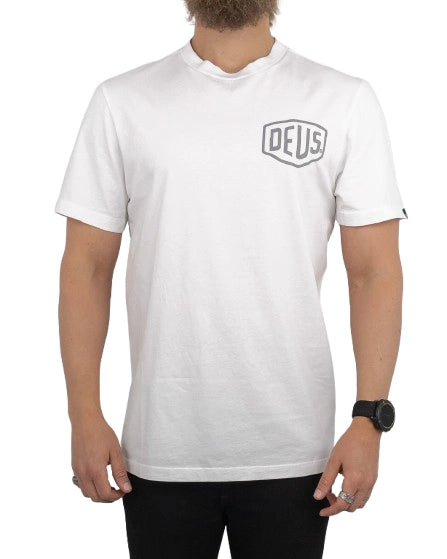 Deus Ex Machina - T-Shirt - Venice Adress - Vit