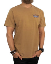 Brixton - T-Shirt - Gädda Muskie - Brun