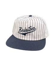 Brixton - Snapback Keps - Randig - The League - Vit