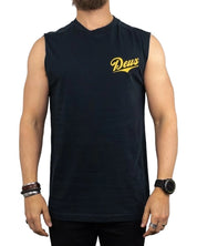 Deus Ex Machina - Linne med Ryggtryck - Phase Muscle - Svart