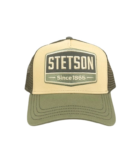 Stetson - Trucker Keps - Gasoline - Grön/Beige
