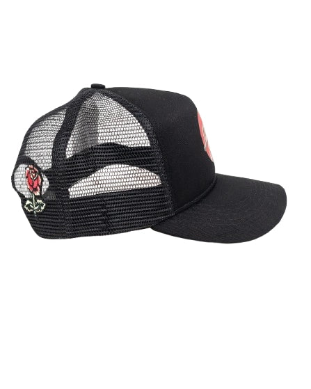 Santa Cruz - Trucker Keps - Other Dot Rose - Svart