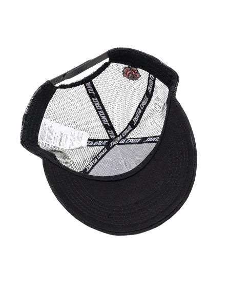 Santa Cruz - Trucker Keps - Other Dot Rose - Svart