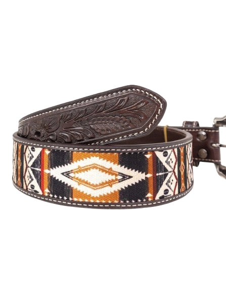 Ariat - Mönstrat Western Bälte - Brun
