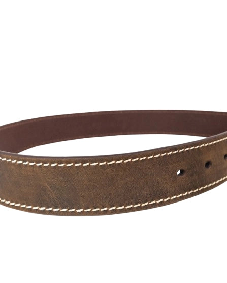 Ariat - Läderbälte med Western Spänne - Brun