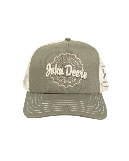 John Deere - Trucker Keps Kugghjul - Olivgrön/Vit