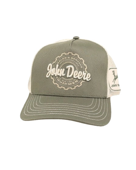 John Deere - Trucker Keps Kugghjul - Olivgrön/Vit