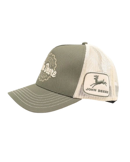 John Deere - Trucker Keps Kugghjul - Olivgrön/Vit