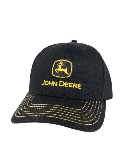 John Deere - Keps - Original Logo - Svart/Gul