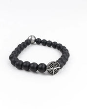 Jernhest - Armband Pärlor - Diego - Svart