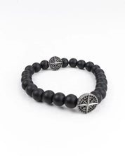 Jernhest - Armband Pärlor - Diego - Svart