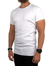 Pike Brothers - 2 Pack T-Shirt - 1947 Rundhals set - Vit