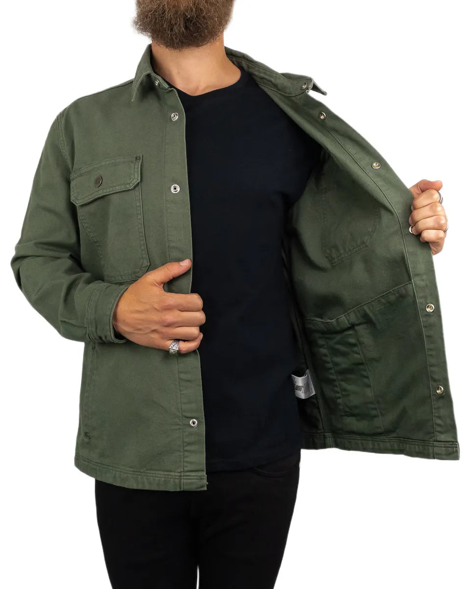 Lee - Canvas Workwear Jacka - Overshirt - Grön