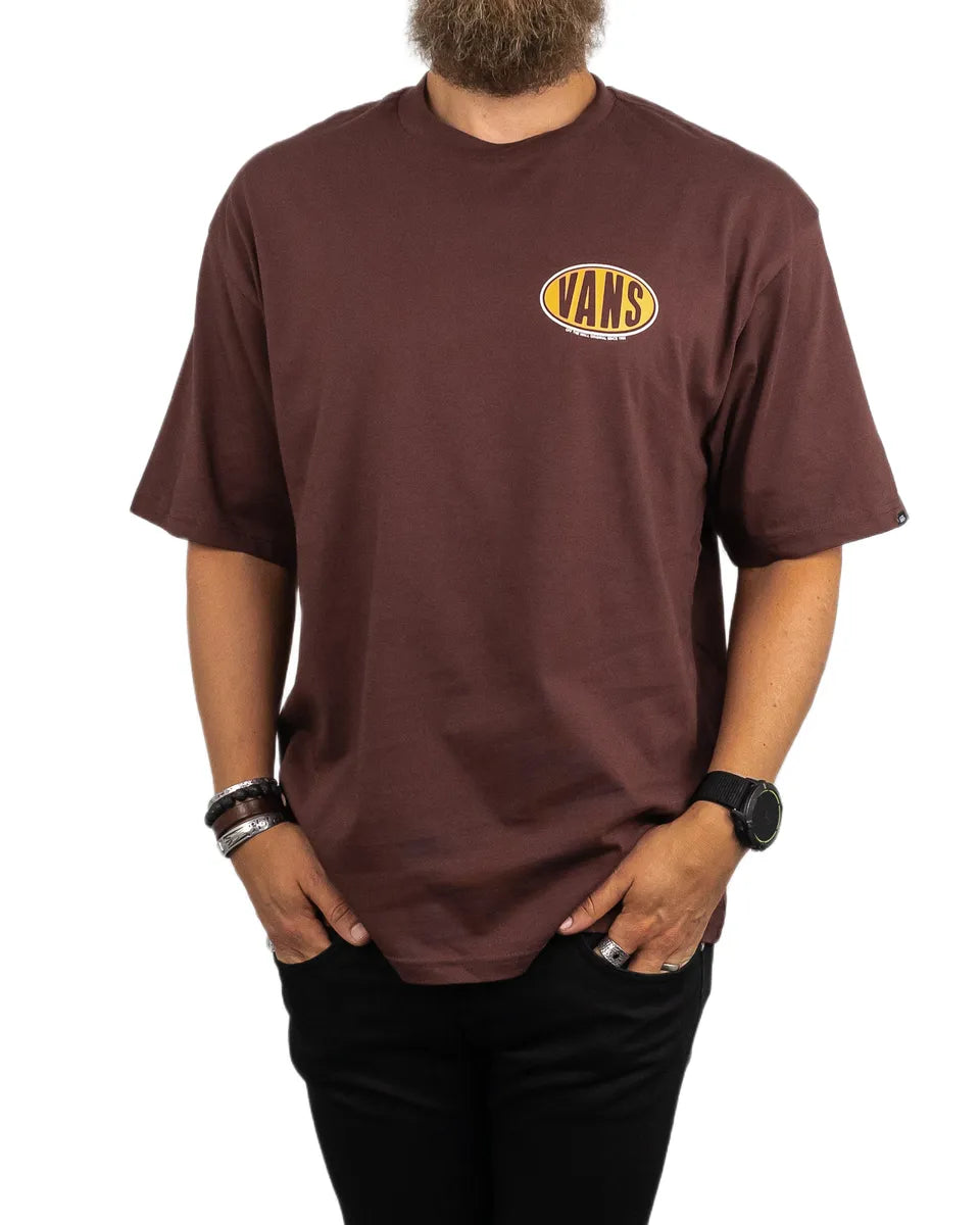 Vans - Spray On - Logo T-shirt - Brun