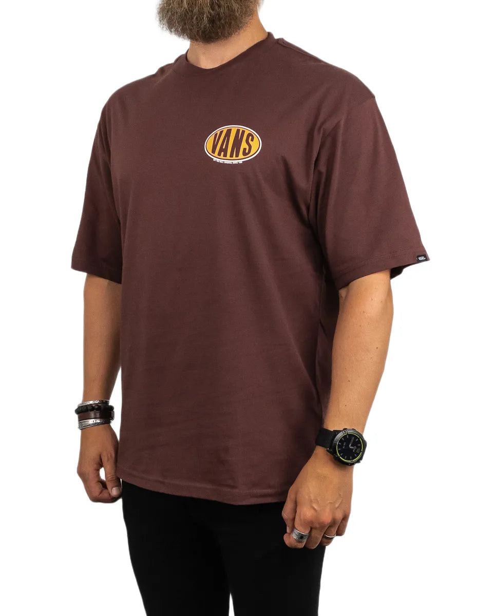 Vans - Spray On - Logo T-shirt - Brun