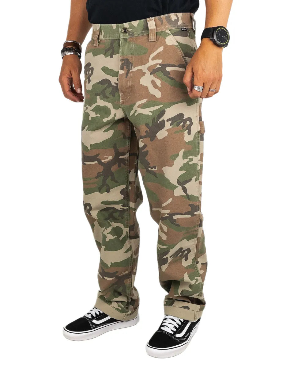 Vans - Drill Chore Canvas Byxor - Vintage Camo