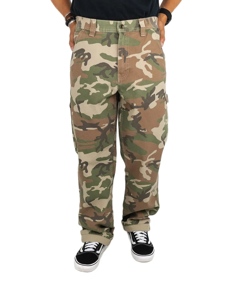 Vans - Drill Chore Canvas Byxor - Vintage Camo