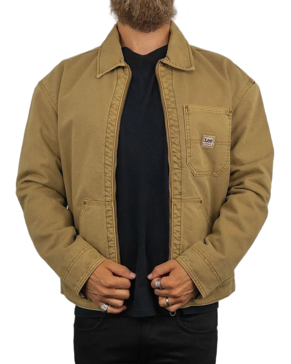 Lee - Canvas Jacka Workwear Fodrad- 91W - Beige