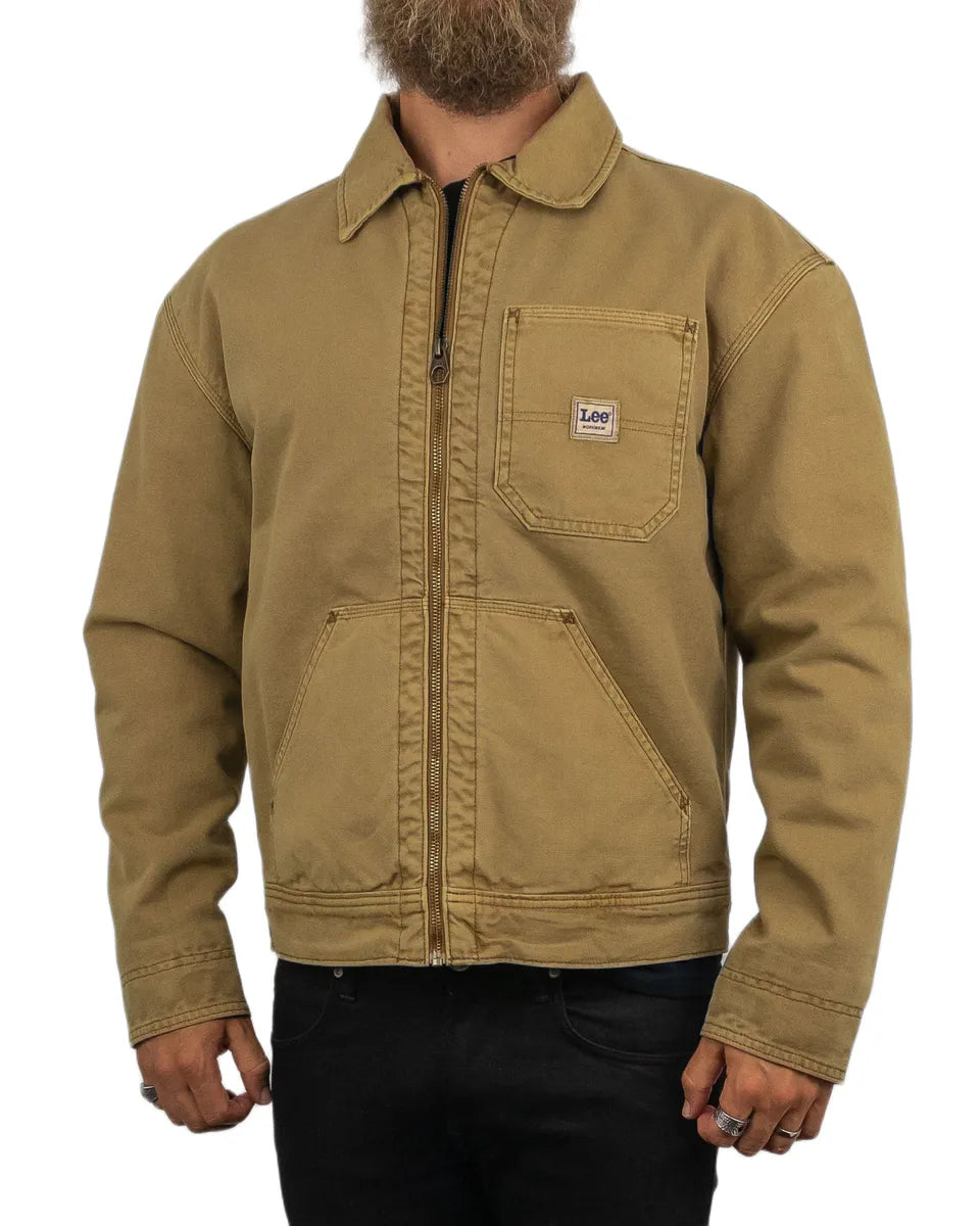 Lee - Canvas Jacka Workwear Fodrad- 91W - Beige