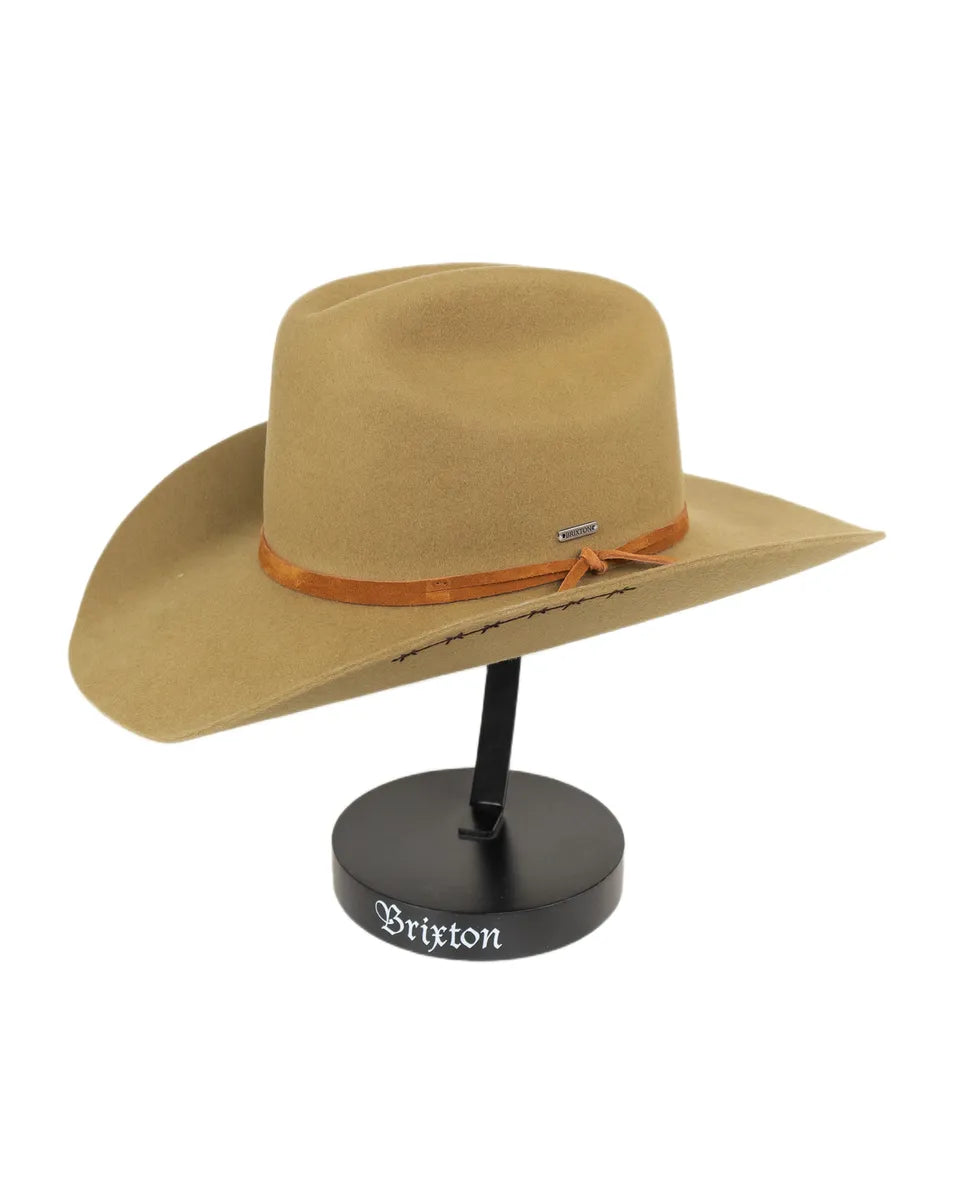 Brixton - Cowboy Hatt - Laredo Branded - Brun