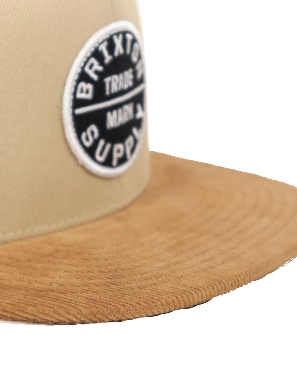Brixton - Keps - Oath III Manchester skärm - Beige/Brun