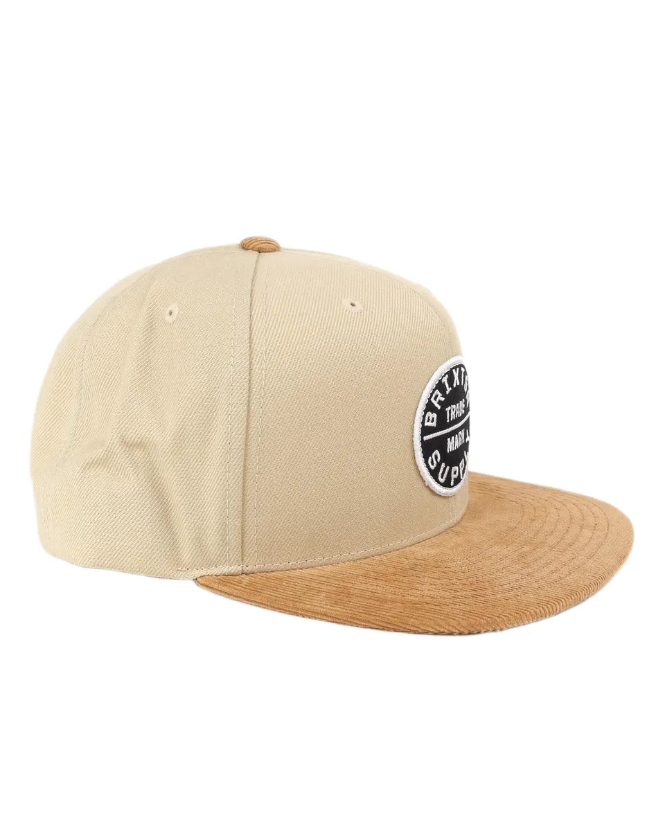 Brixton - Keps - Oath III Manchester skärm - Beige/Brun